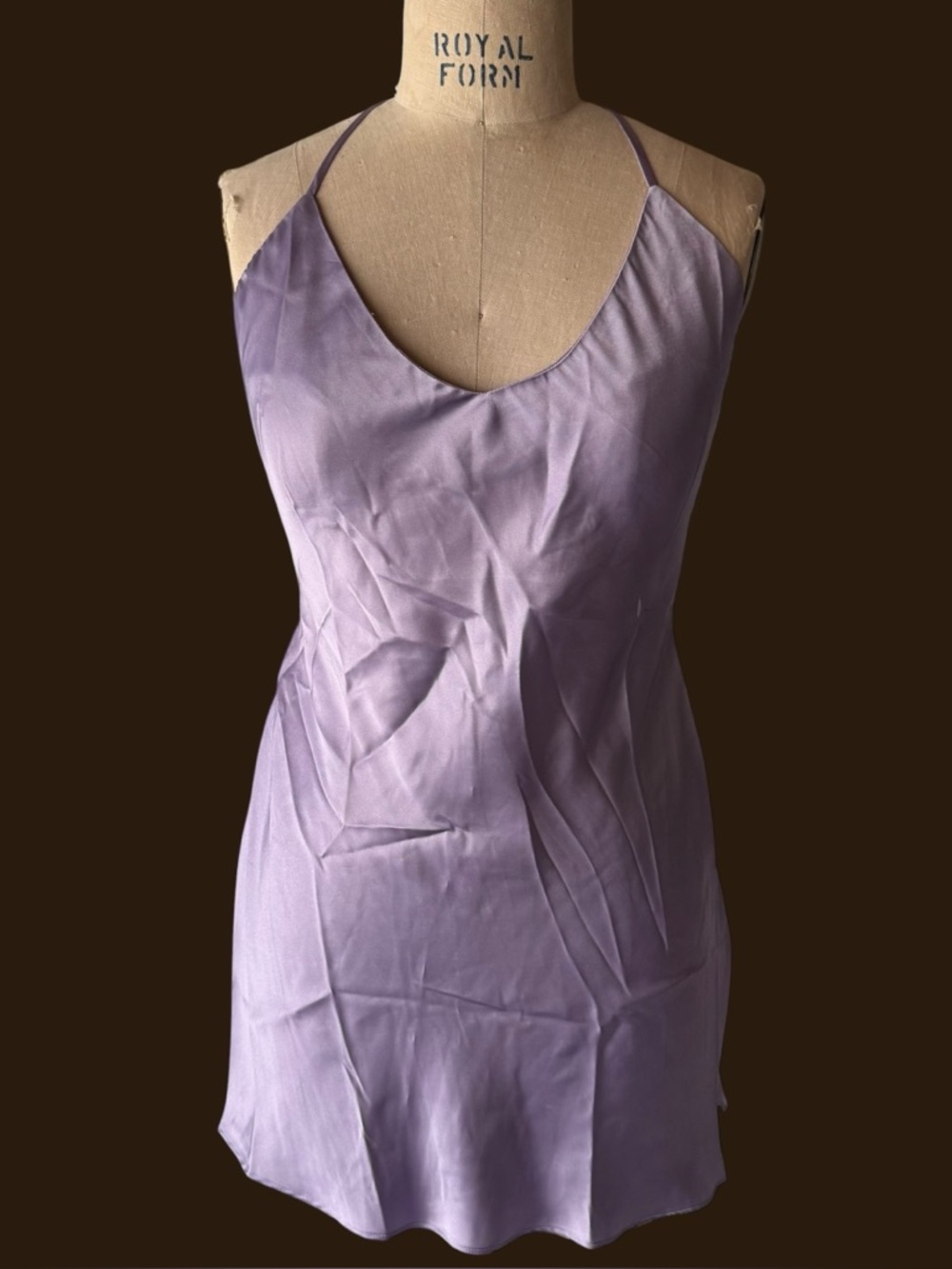 Vintage Y2K Victorias Secret Periwinkle Light Purple Slip Dress